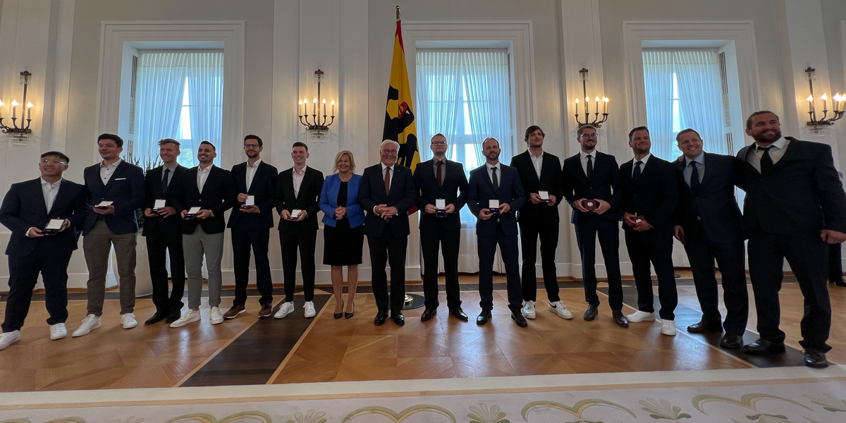 Zu Gast im Schloss Bellevue | DGSV-Handball